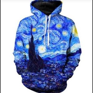 Van Gogh Starry Night Unisex Hoodie